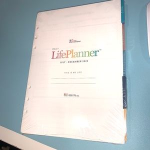 Erin Condren EC Planner Inserts A5 Ring Agenda 2022 (July-Dec) MidCentury Color